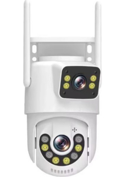 2 Kameralı Full Hd Gece Görüşlü Sesli Insan Takipli Ptz Akıllı Wifi Safir Cam Lens Su Geçirmez Kamera ARN-1773 fiyatları