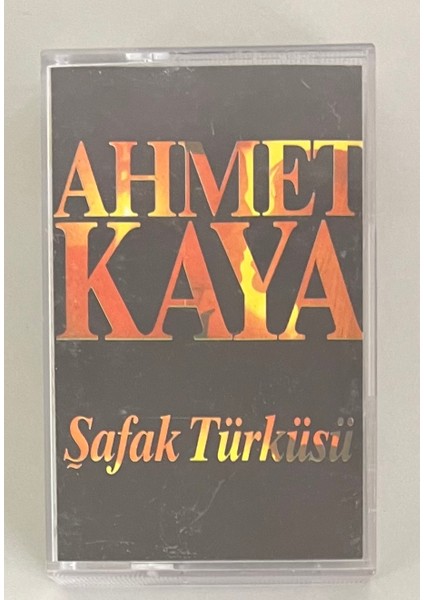 Ahmet Kaya Şafak Türküsü Kaset (Orijnal 1987 Dönem Kağıt Ilk Baskı Kaset)