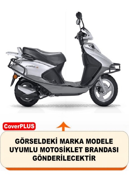 Reflektörlü Gri Dikişli Rks Spontini 110 Pro Arka Çanta Uyumlu Branda Motosiket Brandası Motor Örtüsü Çadır Su Geçirmez Motosiklet Kılıfı Motor Brandası fiyatları
