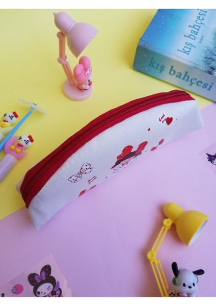 Sevimli Kedi ve Anime Temalı Renkli Okul Kalem Kutusu modelleri