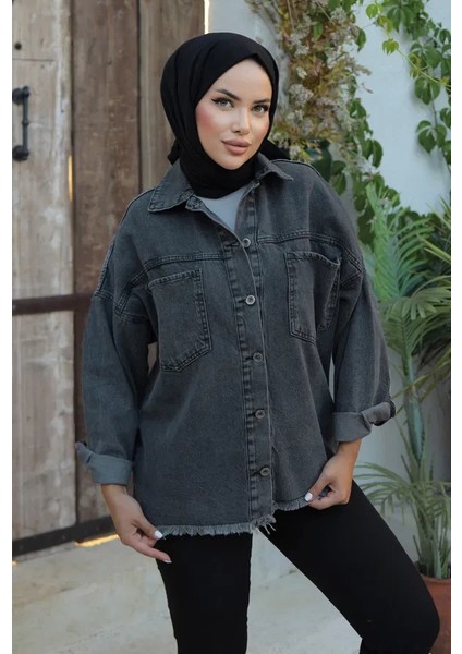 Cepli Kot Ceket Siyah