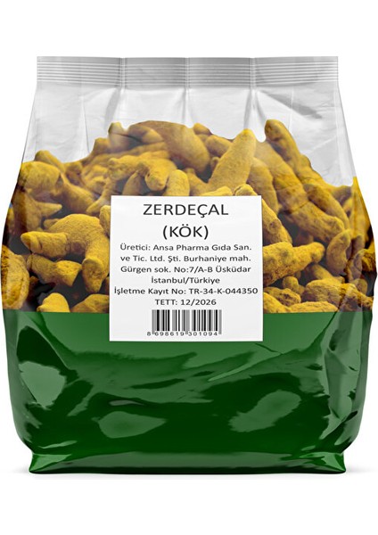 Zerdeçal Kök 500 Gram fiyatları