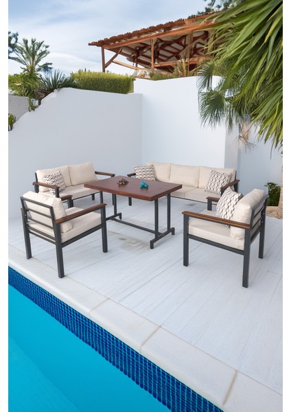 Metal Bahçe Takımı, Balkon Seti, Kafe Koltuğu, Bekleme Alanı Koltuğu, Oturma Grubu 1 + 1 + 2 + 3 + M fiyatları
