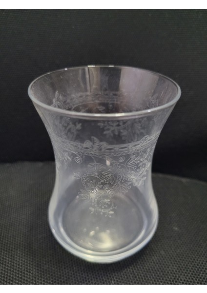 Bohemia Crystal Ince Belli Osmanlı Desenli Çay Bardağı 6’lı Set – Zarifkristal Cam