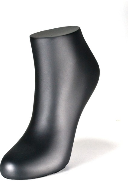 Siyah Polyester Kuyumcu Vitrini Eski Ayak Takı Mankeni, Şık ve Şeffaf Tasarım