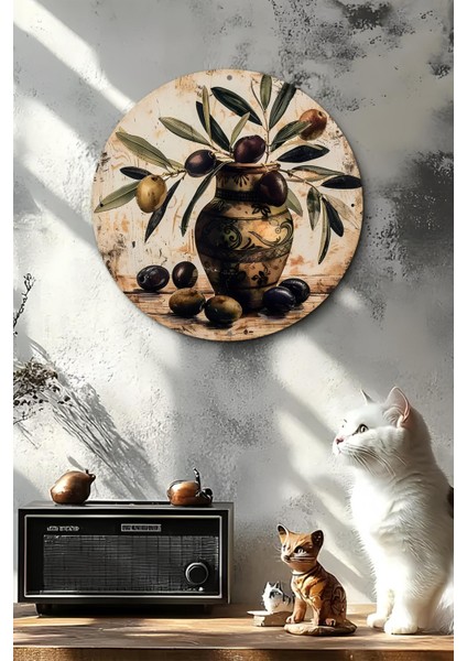Uv Baskı Mdf Zeytin Desenli Duvar Süsü – 33X33 cm & 20X20 cm DT202 fırsatları