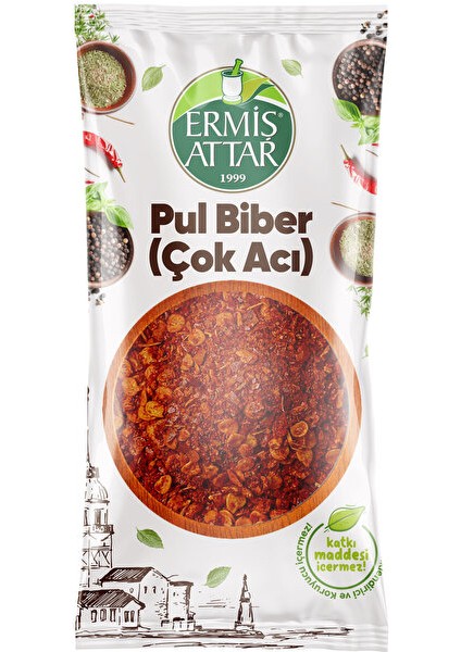 Pul Biber Çok Acı 80 Gram Ermiş Attar