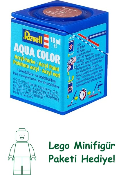 Revell - Su Bazlı Maket Boyası Mor Kırmızı Ipek 18 ml (36331)