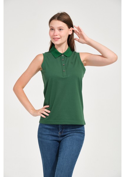 Kadın Regular Fit Kolsuz Polo fiyatları