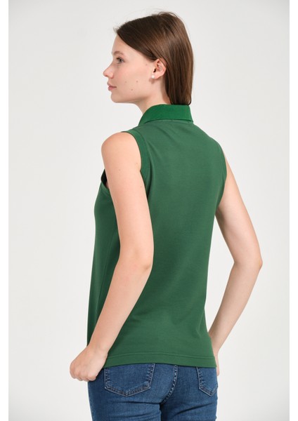 Kadın Regular Fit Kolsuz Polo indirimleri