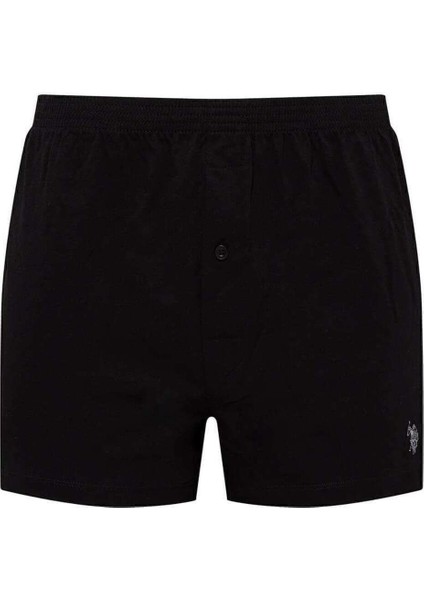 Erkek Siyah Uzun Paça Şort Boxer - Siyah - BCP1.80S05V4Y-2XL