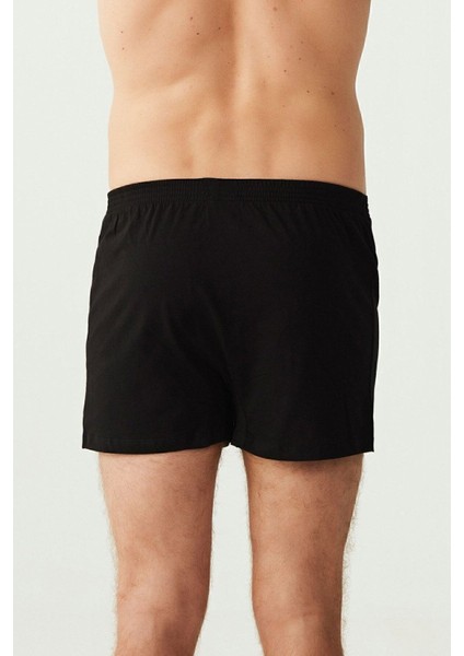 Erkek Siyah Uzun Paça Şort Boxer - Siyah - BCP1.80S05V4Y-2XL fiyatları