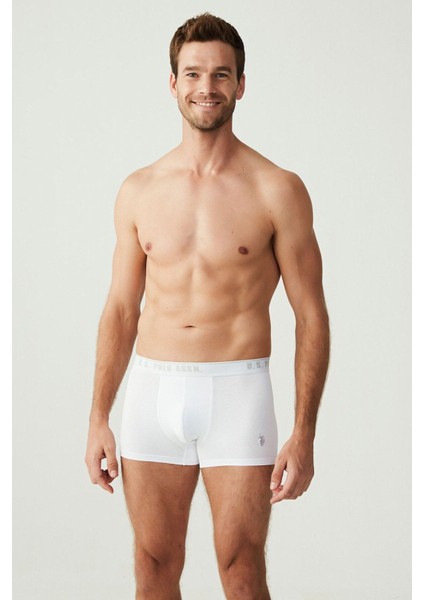 Erkek 3&#039; Lü Beyaz Pamuklu Kutulu Boxer - Beyaz - BCP1.80L09H7D-S modelleri