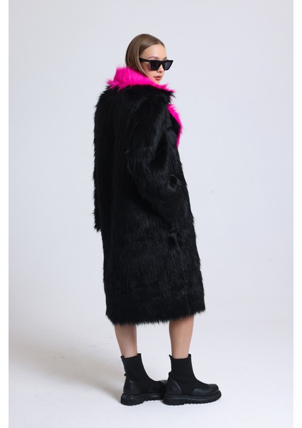 Yakası Farklı Özel Tasarım Kürk Manto fiyatları