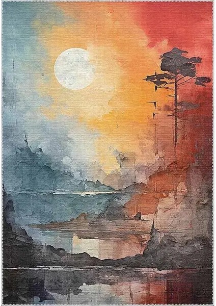 , Makinede Yıkanabilir, Kaymaz Taban, Dijital Baskı, Dikdörtgen, Çok Renkli, Salon Halısı, Oturma Odası Halısı, Mutfak Halısı fiyatları