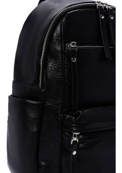 Kadın Siyah Casual Sırt Çantası 25WBD2487AS