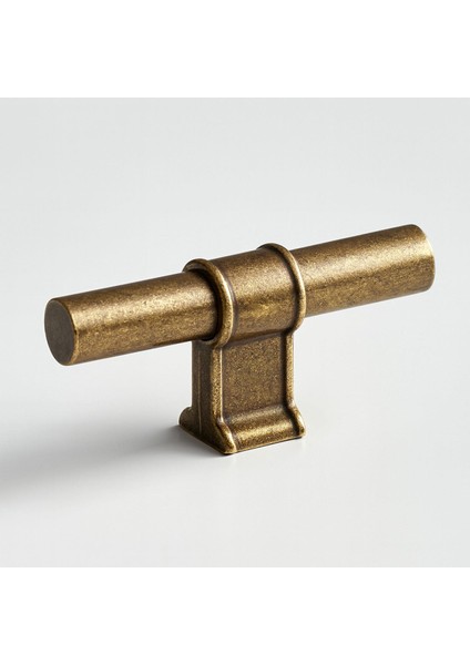 Mobilya Mutfak Çekmece Dolap Kulpu Kulbu Kulpları Eskitme Antik Sarı Metal Düğme Tek Vidalı