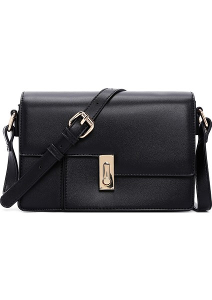 Kadın Siyah Uzun Askılı Çapraz Çanta 25WBD281918