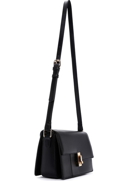 Kadın Siyah Uzun Askılı Çapraz Çanta 25WBD281918