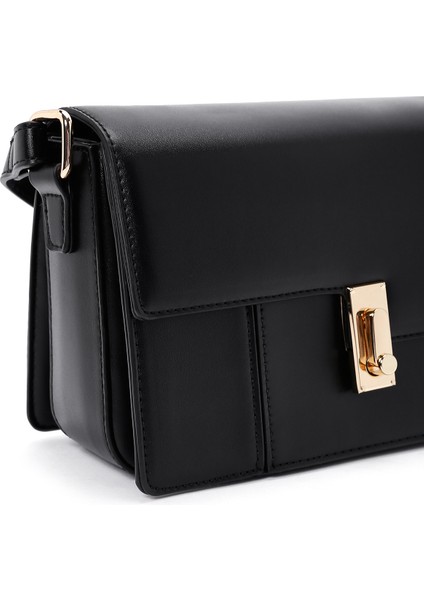 Kadın Siyah Uzun Askılı Çapraz Çanta 25WBD281918