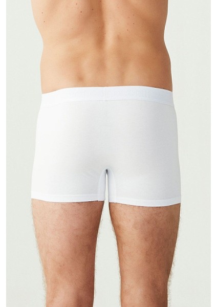Erkek Beyaz Kutulu 3&#039;LÜ Boxer - Beyaz - BCP1.80J17D3X-M modelleri
