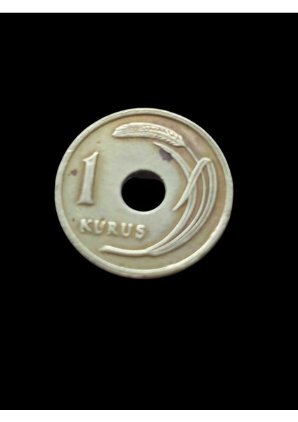 1950 - 1 Kuruş Madeni Koleksiyon Para Hobi Hediye Antika Darpane