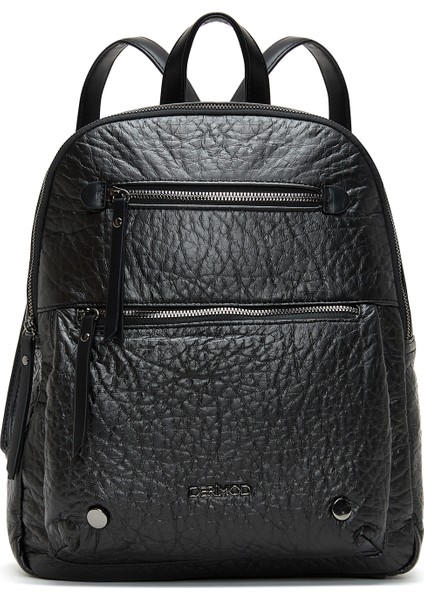 Kadın Siyah Casual Sırt Çantası 25WBD2496FT