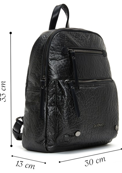 Kadın Siyah Casual Sırt Çantası 25WBD2496FT fiyatları