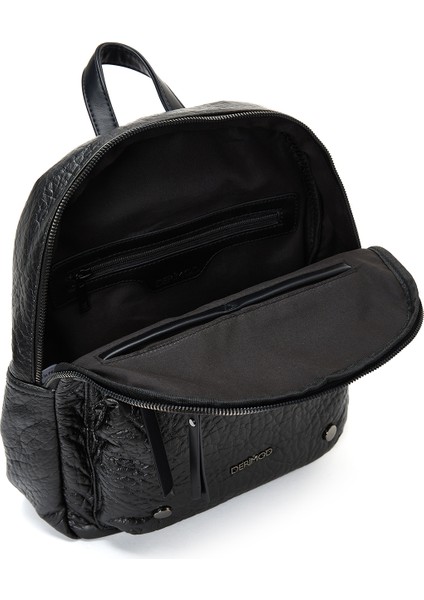 Kadın Siyah Casual Sırt Çantası 25WBD2496FT