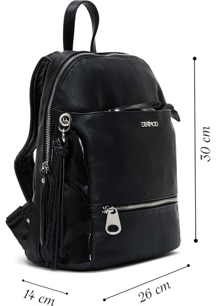 Kadın Siyah Casual Sırt Çantası 25WBD2500FT fiyatları