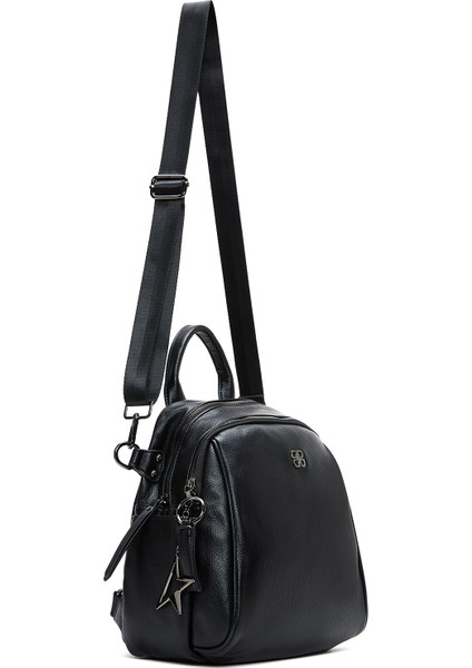 Kadın Siyah Uzun Askılı Sırt Çantası 25WBD249218 indirimleri