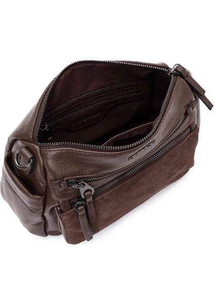 Kadın Kahverengi Uzun Askılı Çapraz Çanta 25WBD246414