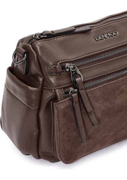 Kadın Kahverengi Uzun Askılı Çapraz Çanta 25WBD246414