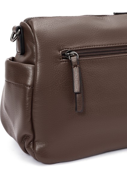 Kadın Kahverengi Uzun Askılı Çapraz Çanta 25WBD246414