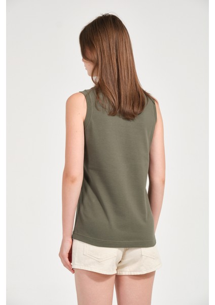 Kadın Regular Fit Kolsuz Polo indirimleri