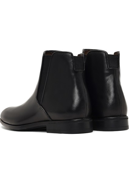 Erkek Siyah Deri Chelsea Bot 25WFD604518