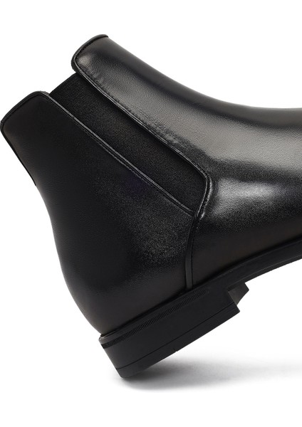 Erkek Siyah Deri Chelsea Bot 25WFD604518