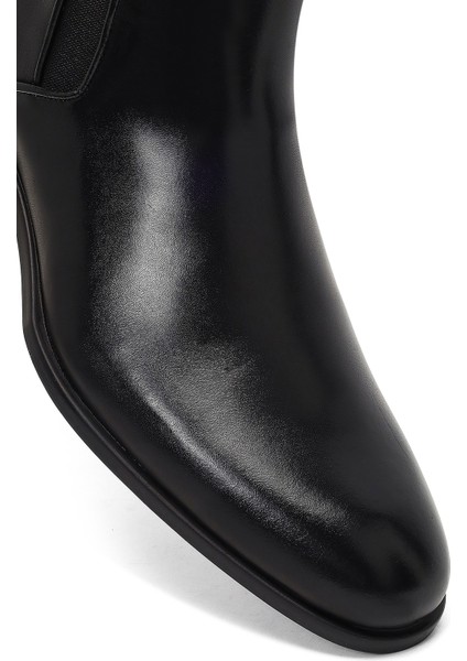 Erkek Siyah Deri Chelsea Bot 25WFD604518