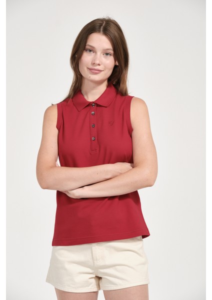 Kadın Regular Fit Kolsuz Polo modelleri