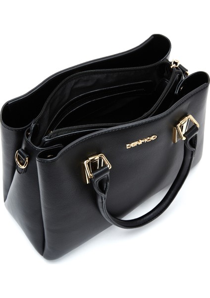 Kadın Siyah Uzun Askılı Kol Çantası 25WBD282618