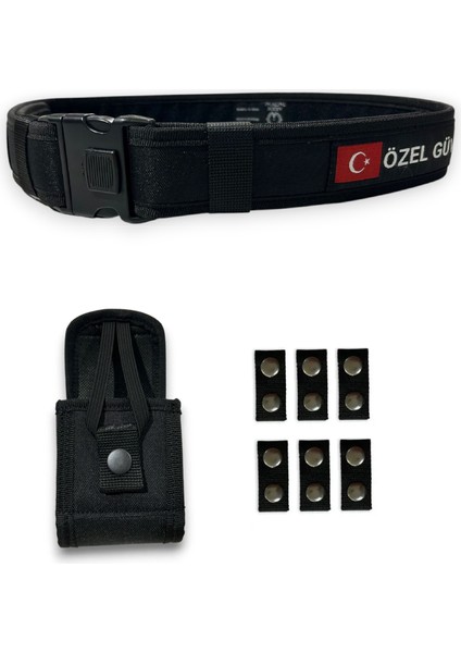 Özel Güvenlik Yazılı Palaska ve Telsiz Kılıfı