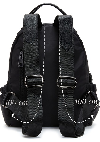 Kadın Siyah Casual Sırt Çantası 25WBD24996F fiyatları