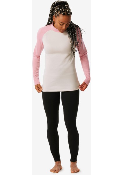 Wedze Kadın Termal Üst Kayak Içliği - Bej/pembe - Bl 500 modelleri