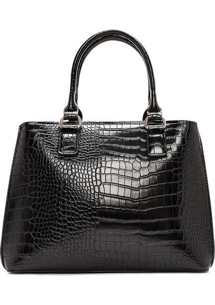 Kadın Siyah Uzun Askılı Kroko Kol Çantası 25WBD2841E3 fırsatları