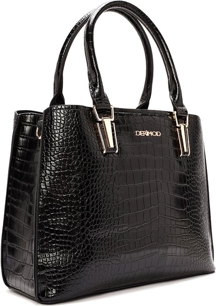 Kadın Siyah Uzun Askılı Kroko Kol Çantası 25WBD2841E3 indirimleri