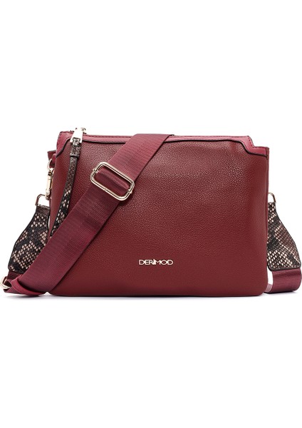 Kadın Bordo Aksesuar Detaylı Çapraz Çanta 25WBD2460FT