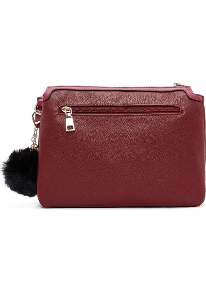 Kadın Bordo Aksesuar Detaylı Çapraz Çanta 25WBD2460FT fırsatları