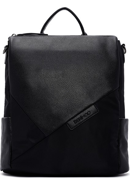 Kadın Siyah Uzun Askılı Casual Sırt Çantası 25WBD250214 modelleri