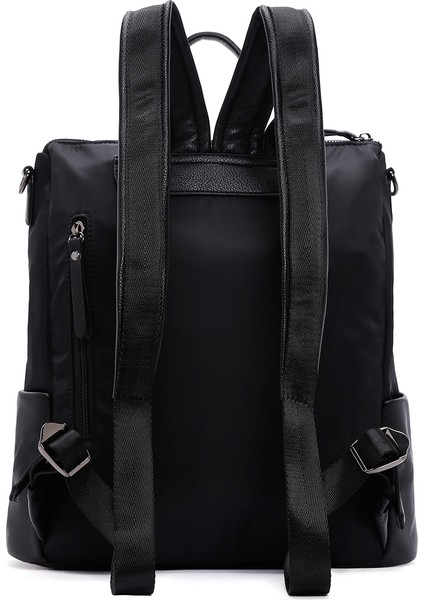 Kadın Siyah Uzun Askılı Casual Sırt Çantası 25WBD250214 fırsatları