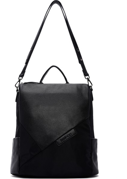 Kadın Siyah Uzun Askılı Casual Sırt Çantası 25WBD250214 indirimleri